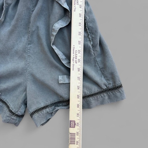 cloth & stone Washed green Sleeveless Romper - Picture 3 of 6